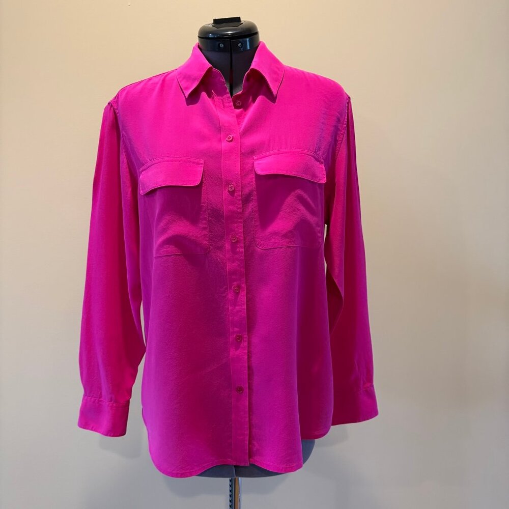 Talbots size 2P silk blouse